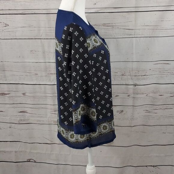 Artisan NY 3/4 Sleeve Bohemian Style Blouse - Picture 7 of 8